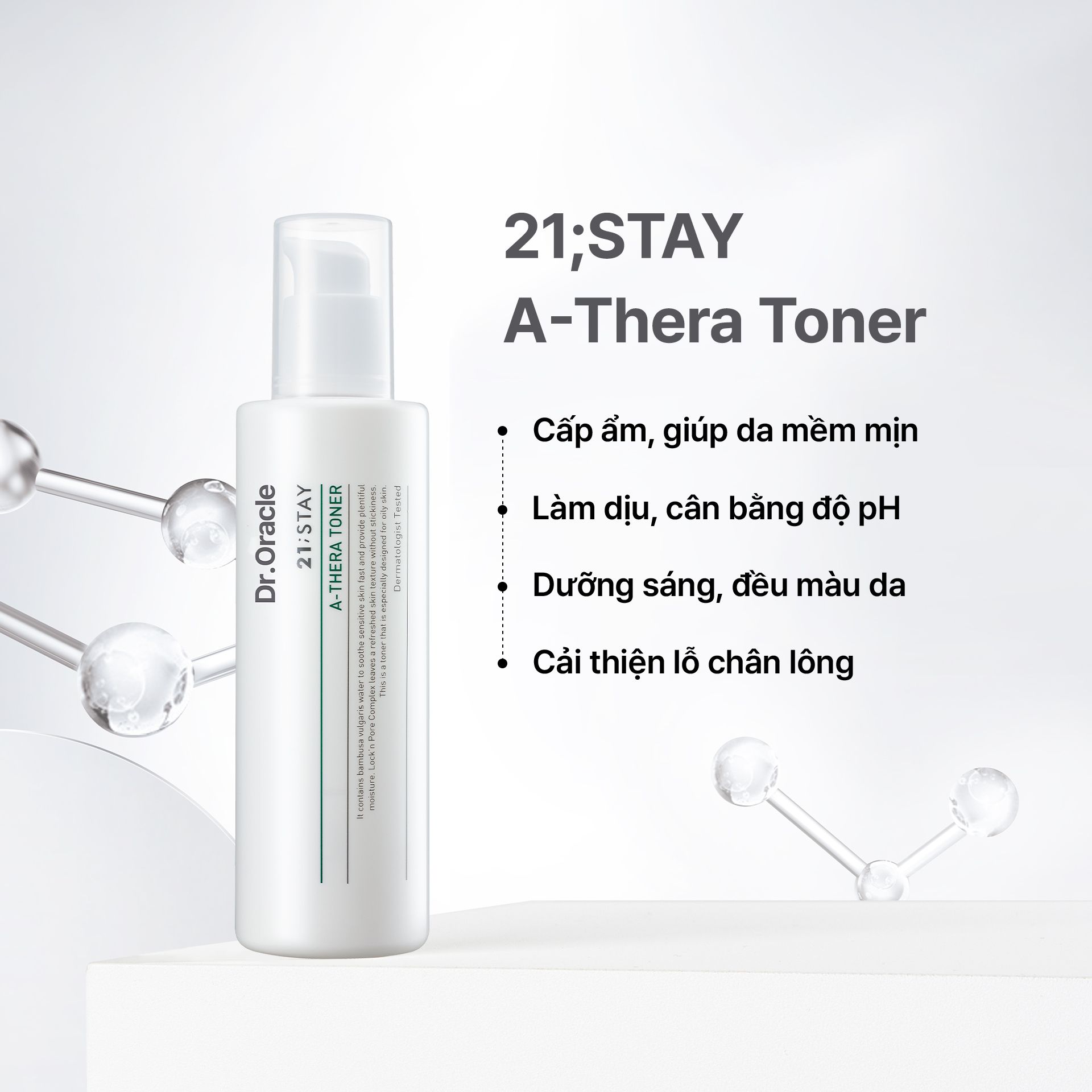  Dr.Oracle Nước hoa hồng 21STAY A-Thera Toner 120ml 