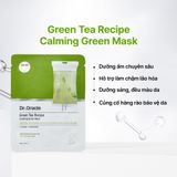  Dr.Oracle Mặt nạ Green Tea Recipe Calming Green Mask 25ml 