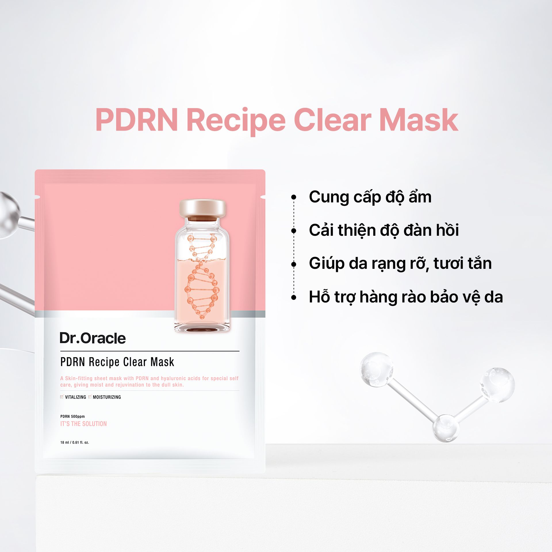  Dr.Oracle Mặt nạ PDRN Recipe Clear Mask 18ml 