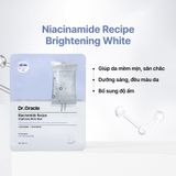  Dr.Oracle Mặt nạ Niacinamide Recipe Brightening White Mask 25ml 