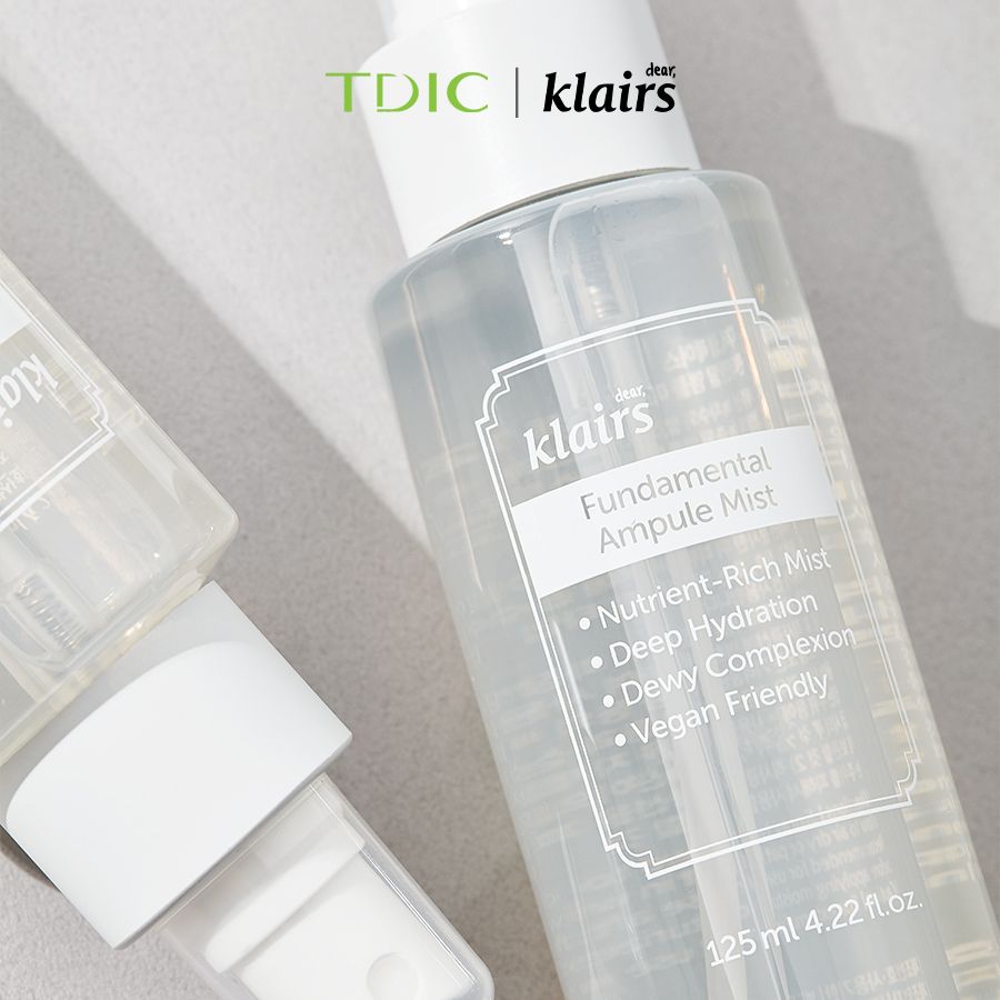  Dear, Klairs Xịt khoáng Fundamental Ampoule Mist 125ml 