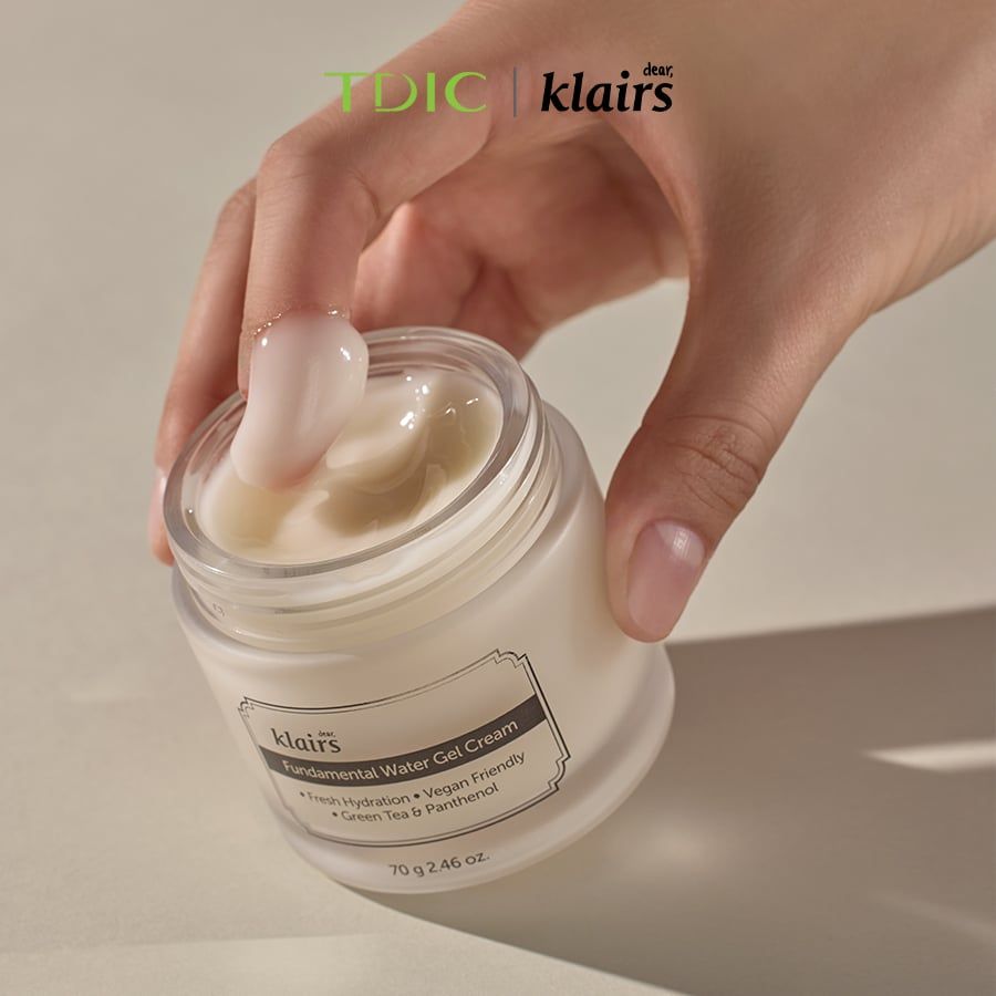  Dear, Klairs Kem dưỡng ẩm Fundamental Water Gel Cream 70g 