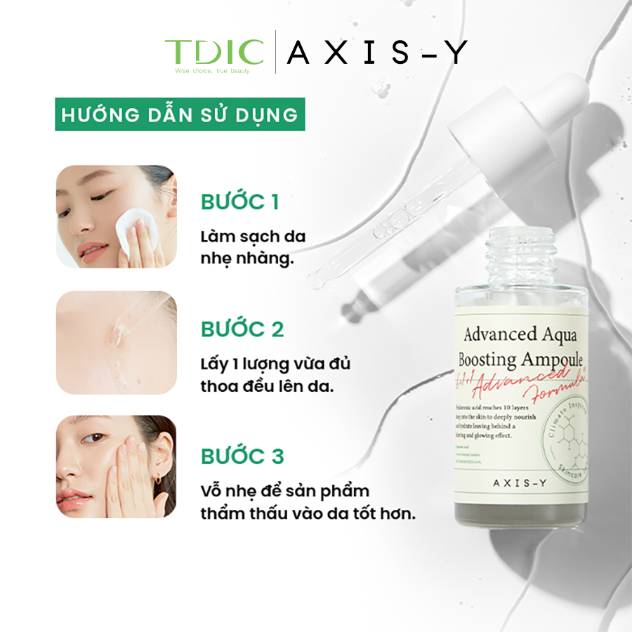  AXIS-Y Tinh chất Advanced Aqua Boosting Ampoule 30ml 