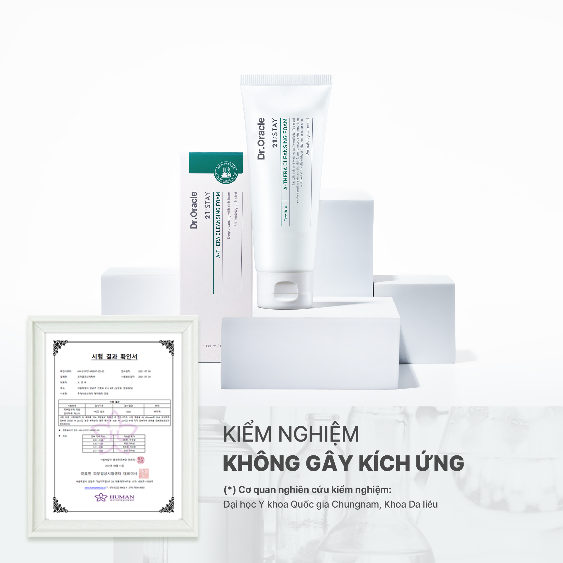  Dr.Oracle Sữa rửa mặt 21STAY A-Thera Cleansing Foam 100ml 