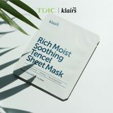  Dear, Klairs Mặt nạ giấy Rich Moist Soothing Tencel Sheet Mask 25 ml 