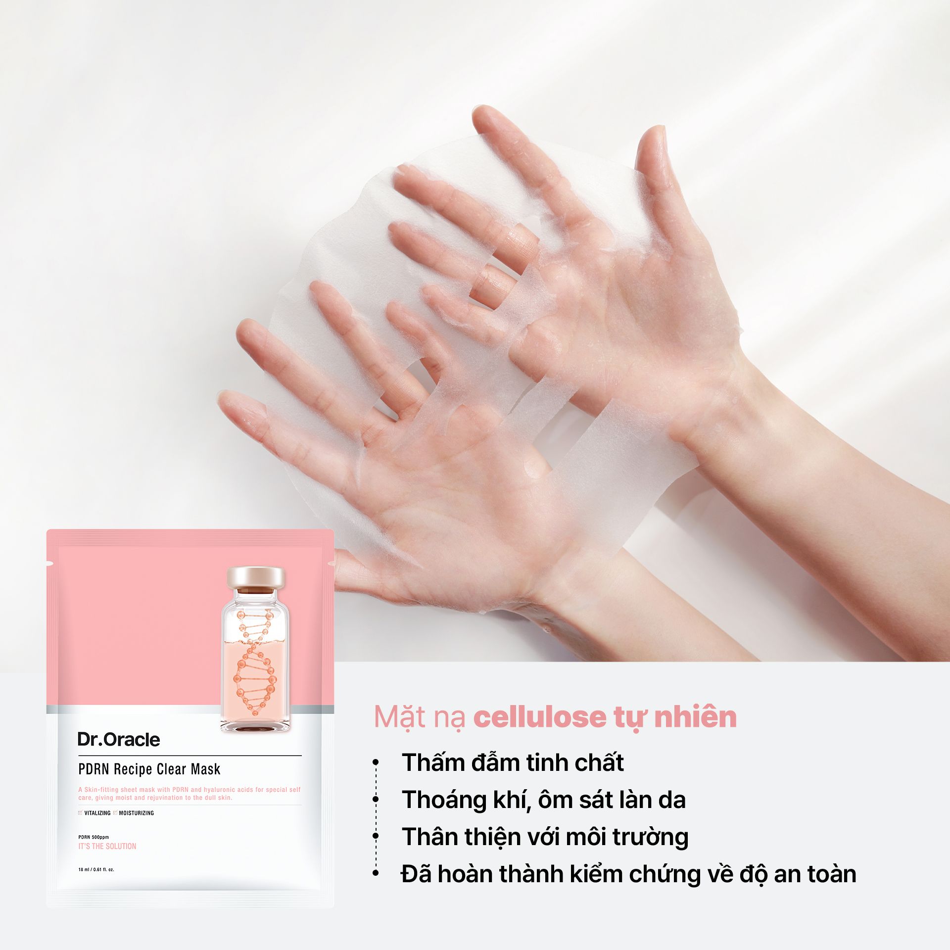  Dr.Oracle Mặt nạ PDRN Recipe Clear Mask 18ml 