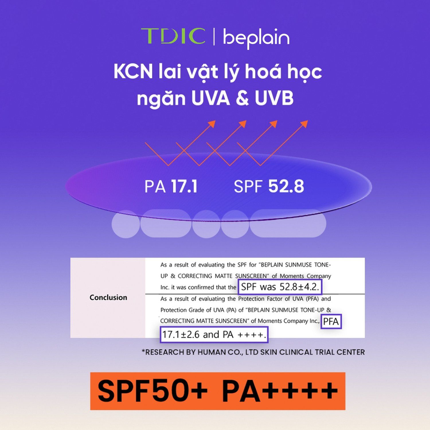  Kem chống nắng BEPLAIN Beplain Kem chống nắng Sunmuse Tone Up & Correcting Matte Sunscreen 
