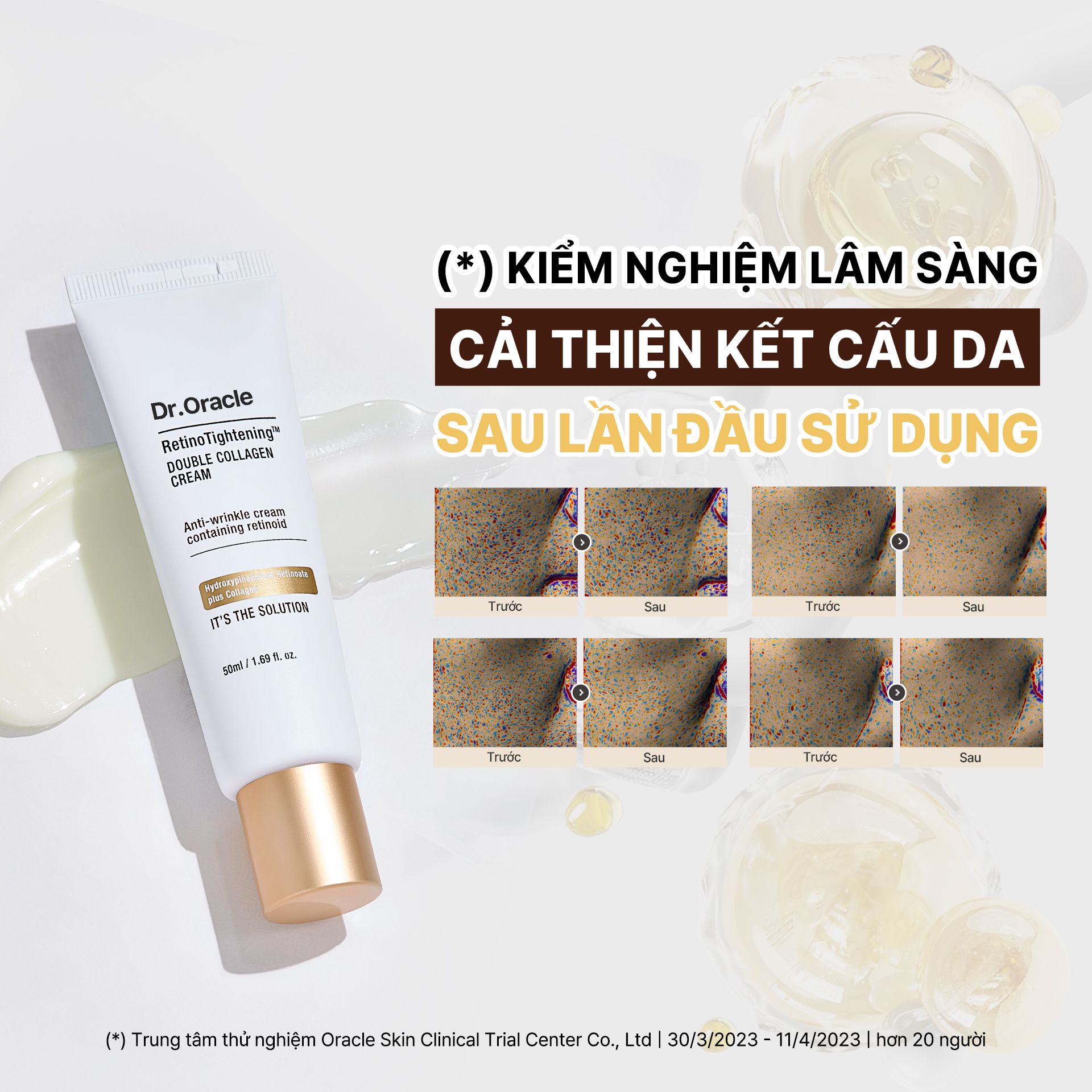  Dr.Oracle Kem dưỡng RetinoTightening Double Collagen Cream 50ml 