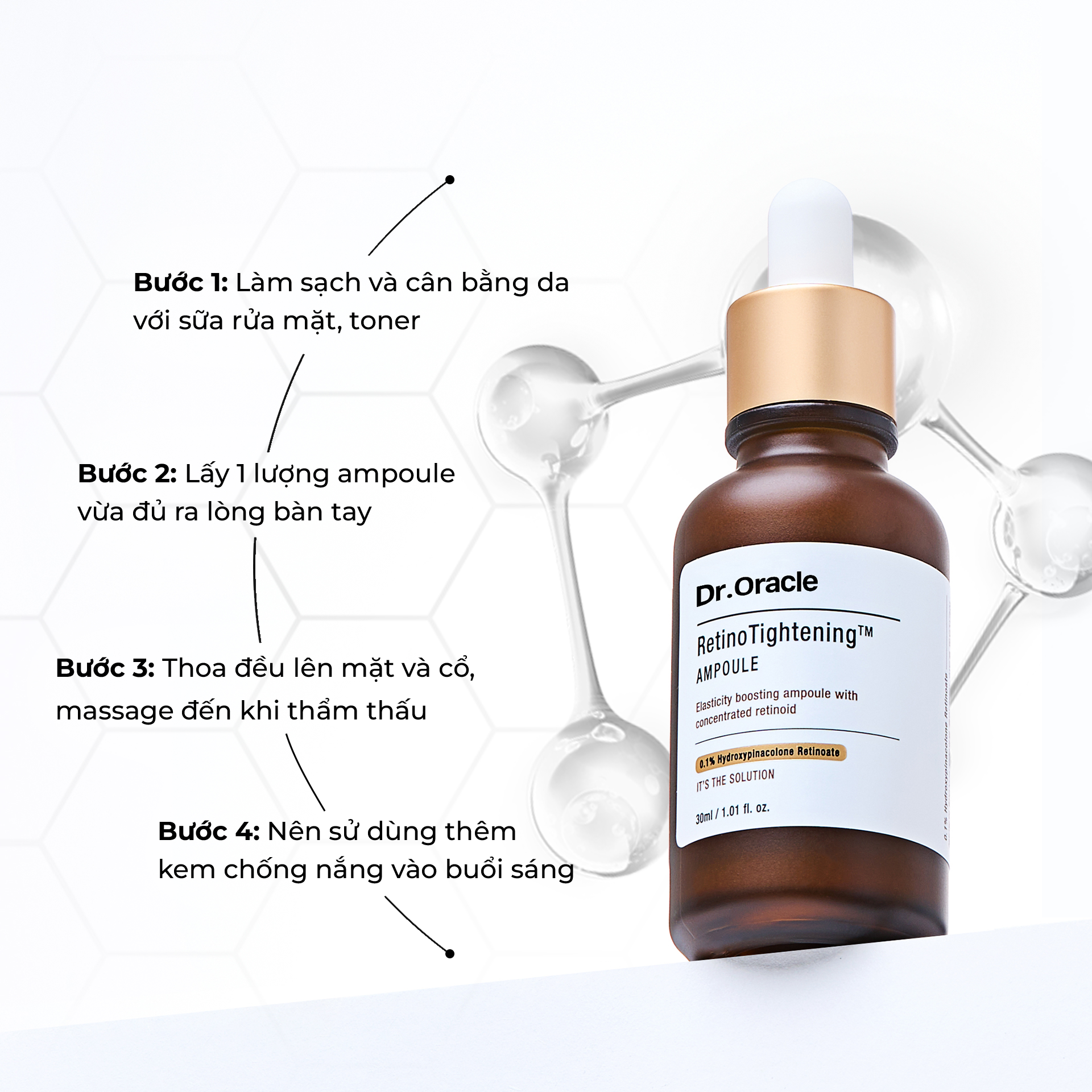  Dr.Oracle Tinh chất cải thiện nếp nhăn RetinoTightening Ampoule 30ml 