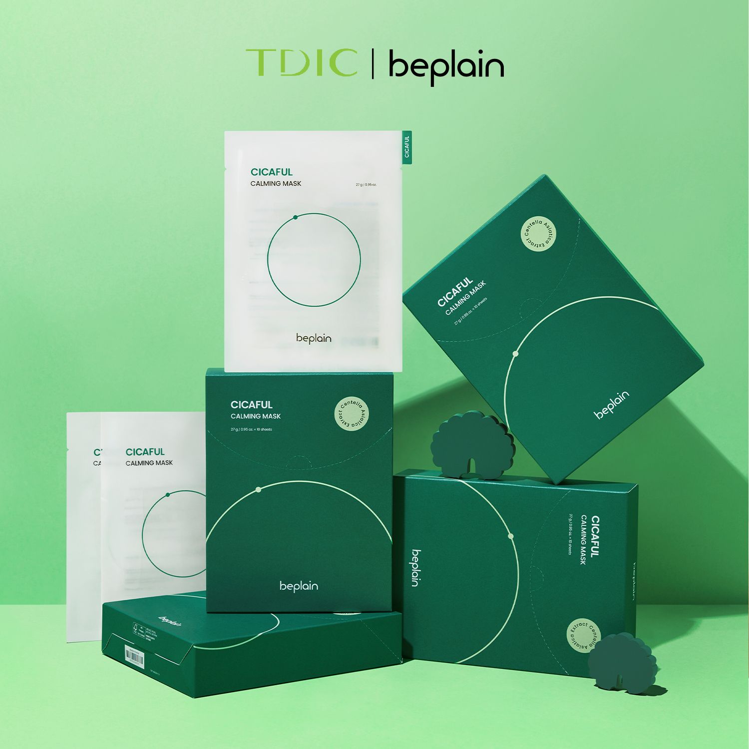  Mặt Nạ Dưỡng Âm Và Làm Dịu Da BEPLAIN Cicaful Calming Mask 27g 