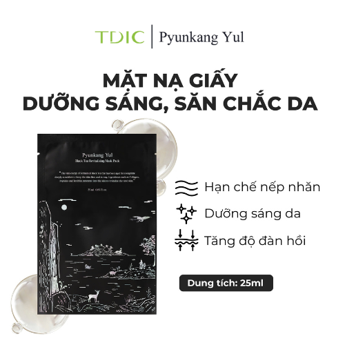  Pyunkang Yul Mặt nạ giấy Black Tea Revitalizing Mask Pack 25ml 