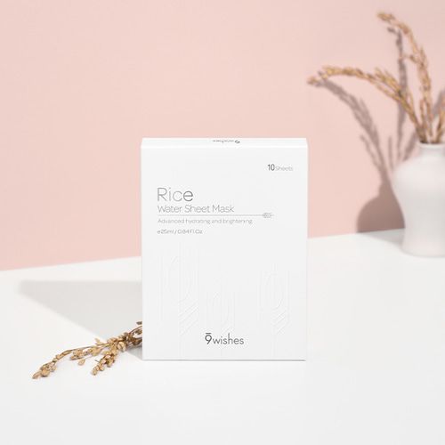  9 Wishes Mặt nạ giấy Rice Water Sheet Mask 25ml 