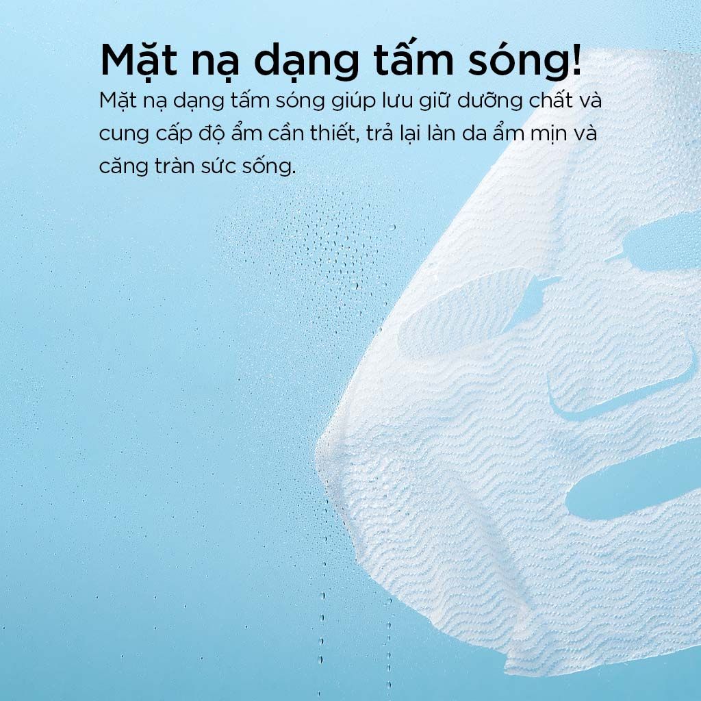  Mặt nạ HA siêu vi nano cấp ẩm chuyên sâu Isntree Ultra-low Molecular Hyaluronic Acid Mask 25g 