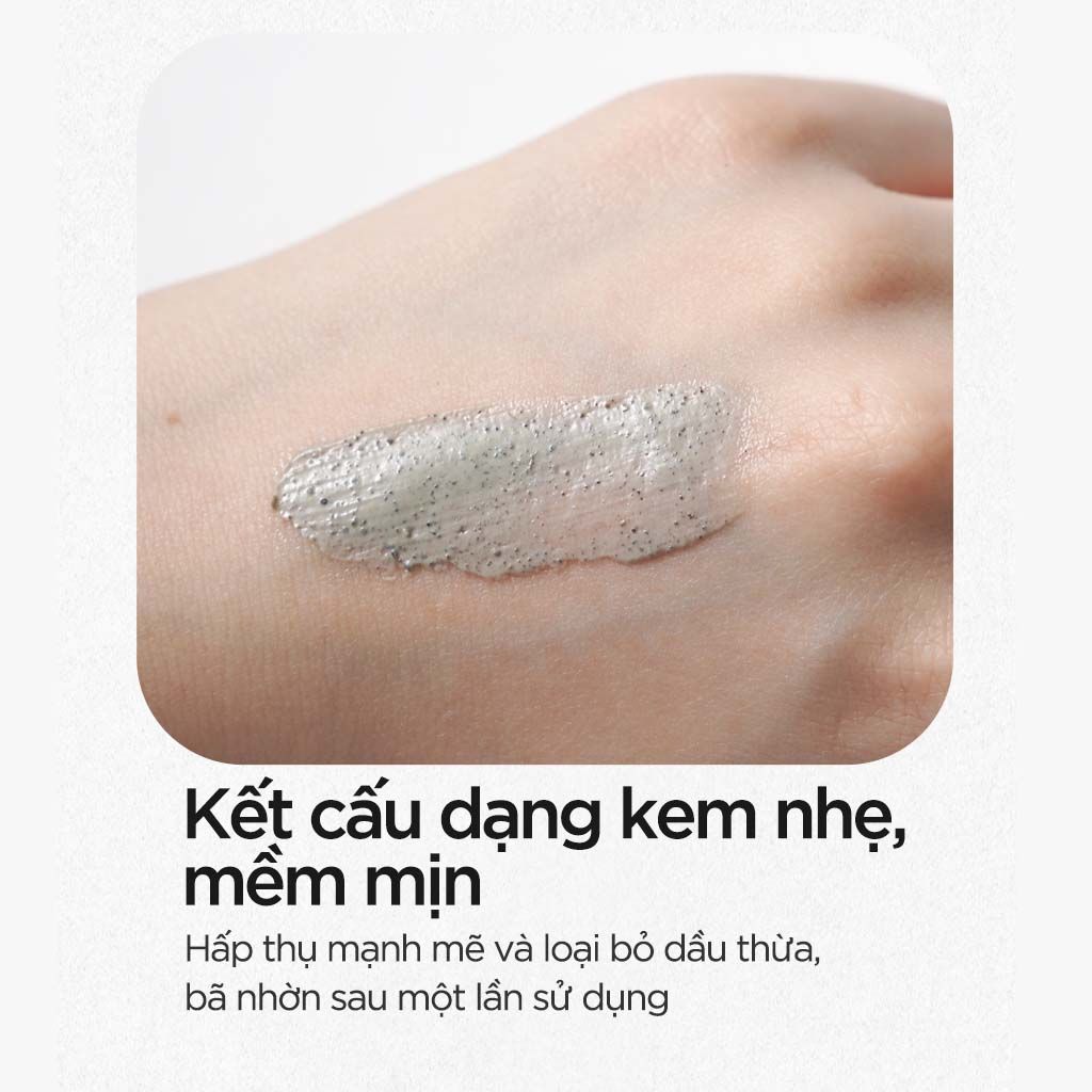  Mặt nạ đất sét Ngải Cứu làm sạch bã nhờn Isntree Mugwort Calming Clay Mask 100ml 