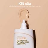  Kem Chống Nắng Vật Lý Thuần Chay Nâng Tone & Bảo Vệ Da Toàn Diện Isntree Yam Root Milk Tone Up Sun Cream 50ml 