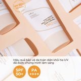  Kem Chống Nắng Vật Lý Thuần Chay Nâng Tone & Bảo Vệ Da Toàn Diện Isntree Yam Root Milk Tone Up Sun Cream 50ml 