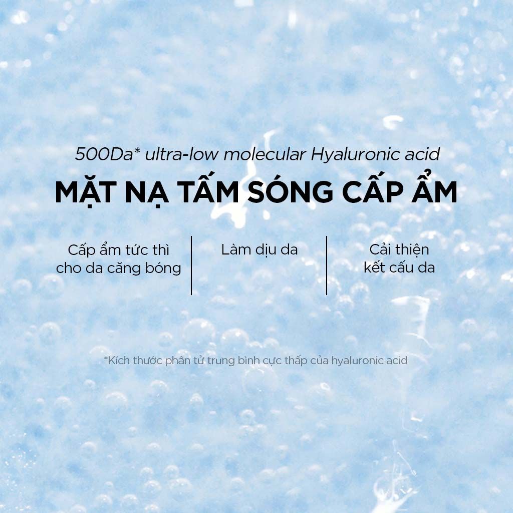  Mặt nạ HA siêu vi nano cấp ẩm chuyên sâu Isntree Ultra-low Molecular Hyaluronic Acid Mask 25g 