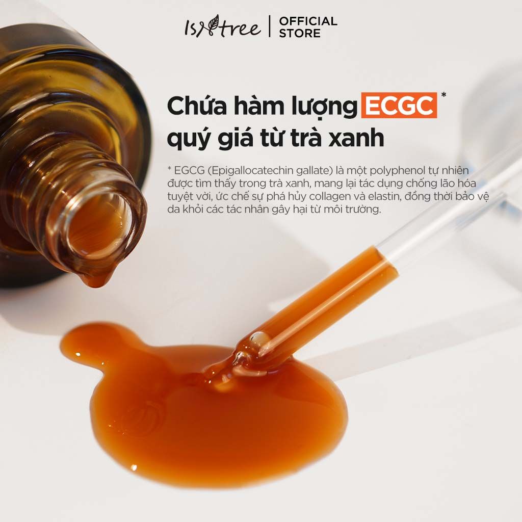  Tinh chất Trà Xanh dưỡng ẩm và kiểm soát dầu nhờn Isntree Green Tea Fresh Serum 50ml 