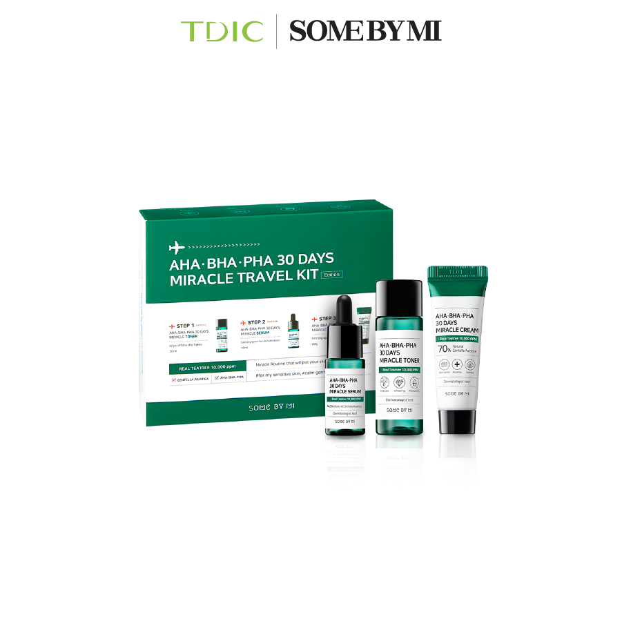  Some By Mi Bộ kit AHA-BHA-PHA 30 Days Miracle Travel Kit ( 3items) 