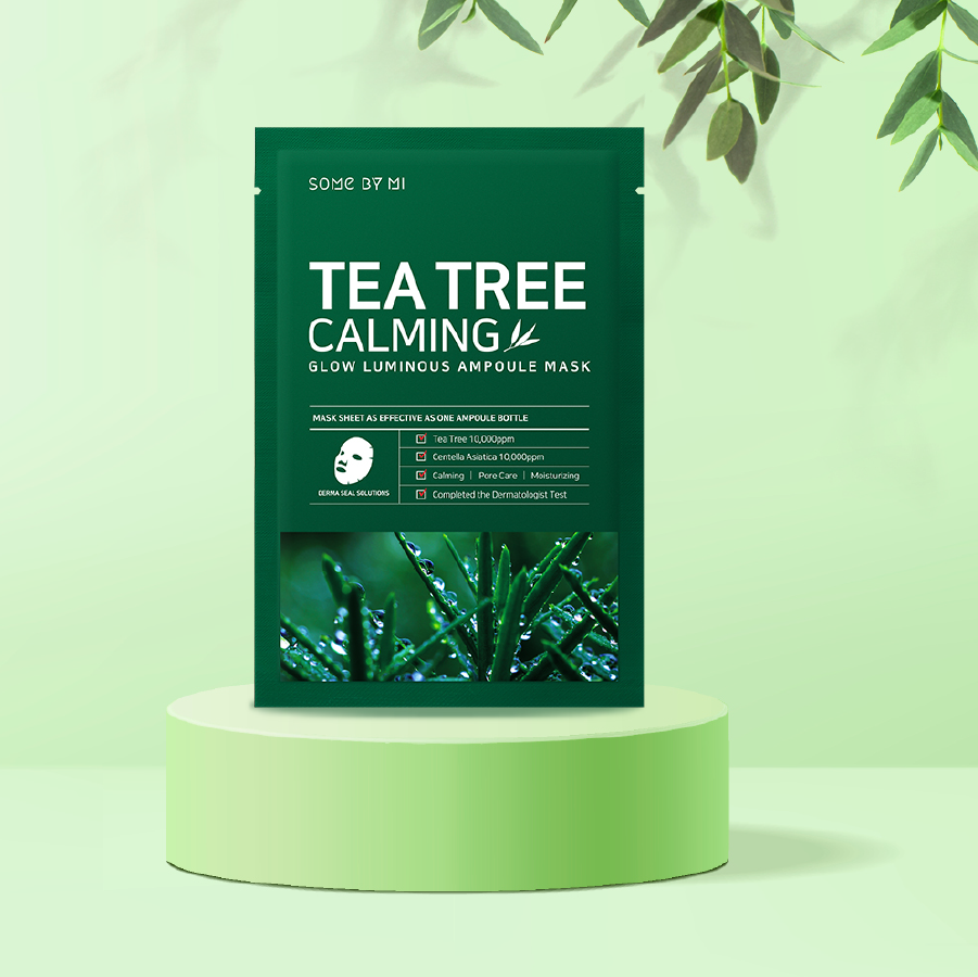  Some By Mi Mặt nạ giấy Tea Tree Calming Glow Luminous Ampoule Mask 25g 