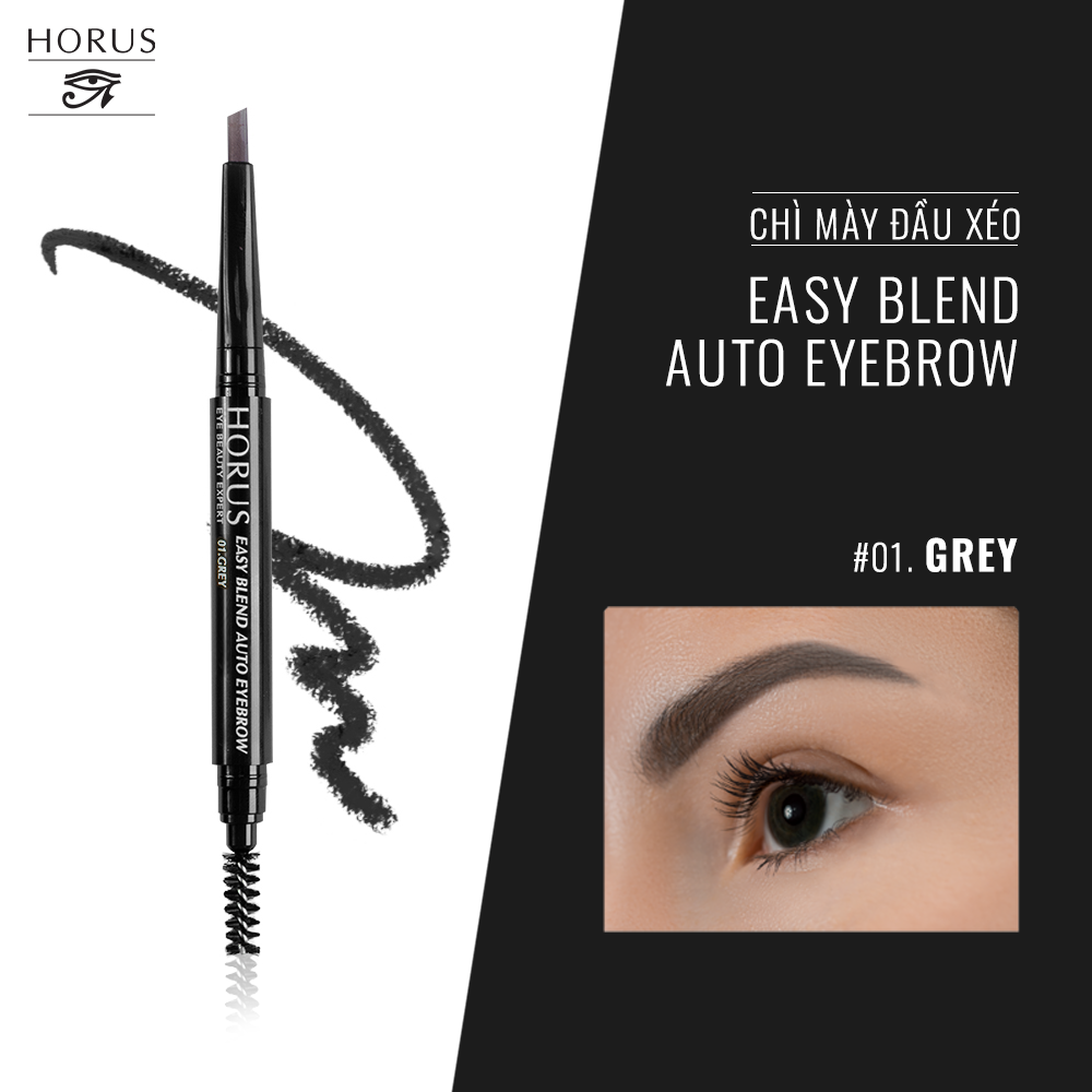  Horus Chì mày Eye Beauty Expert Easy Blend Auto Eyebrow - # 01.Grey 