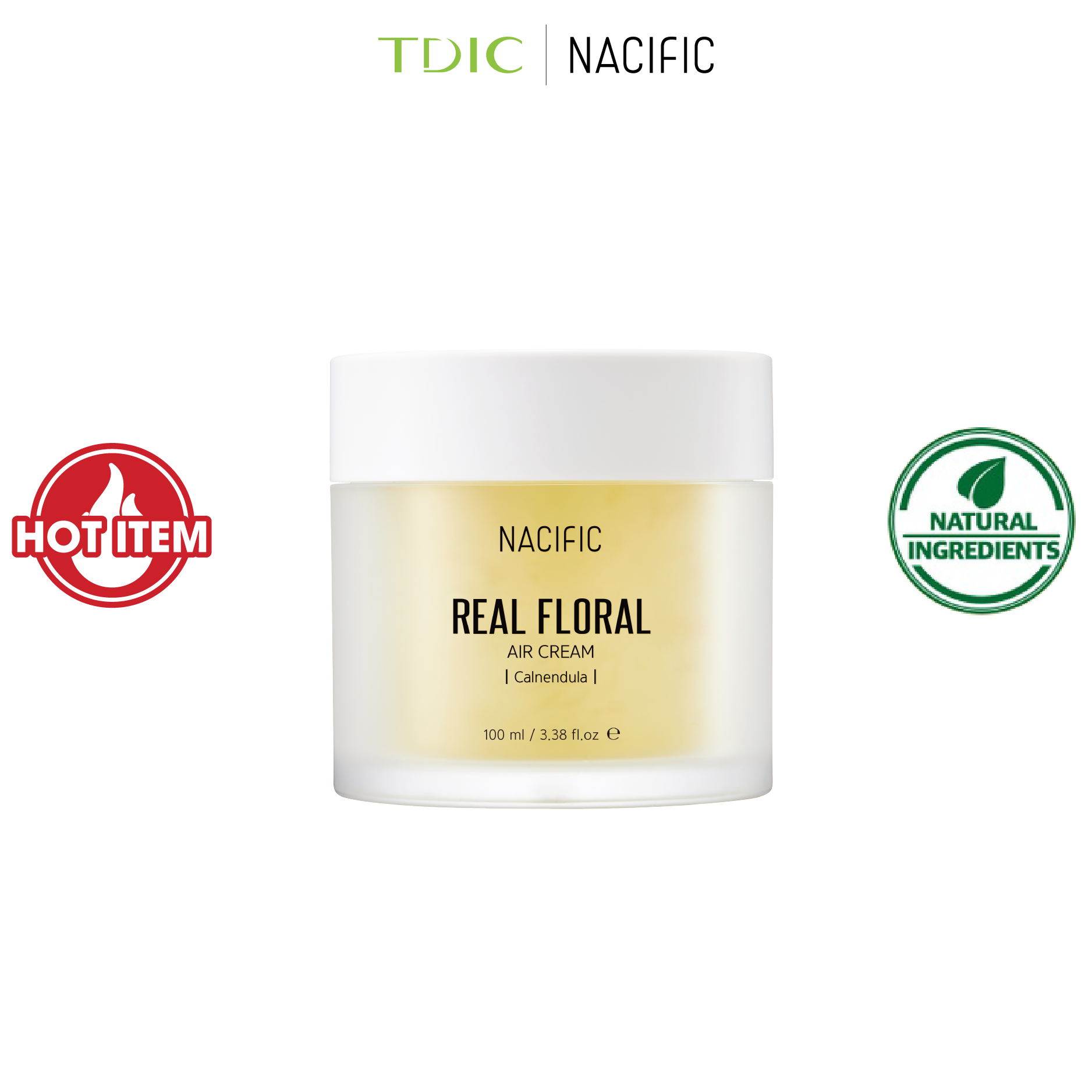  Nacific Kem dưỡng Real Floral Air Cream Calendula 100ml 