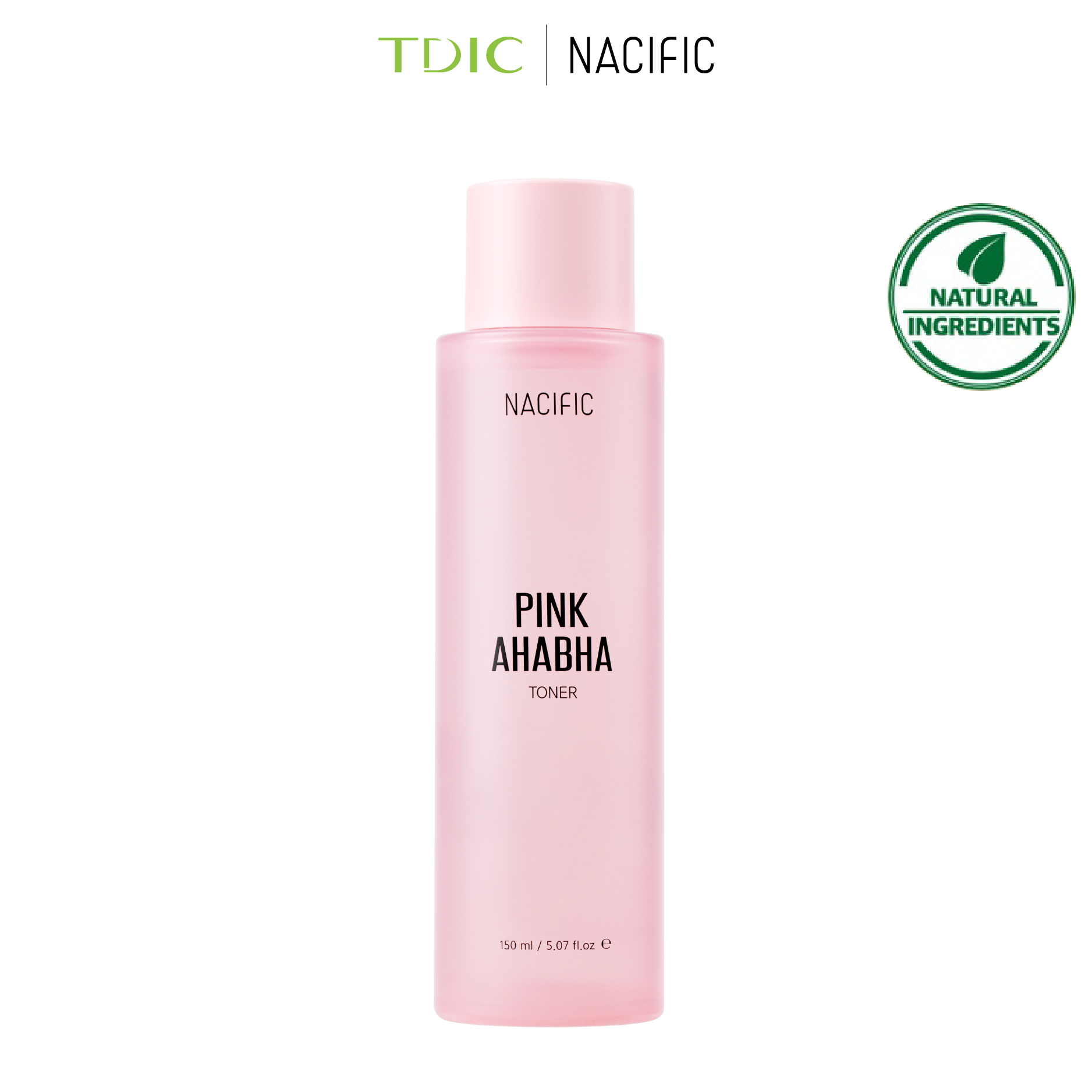  Nacific Nước hoa hồng Pink AHA-BHA Toner 150ml 