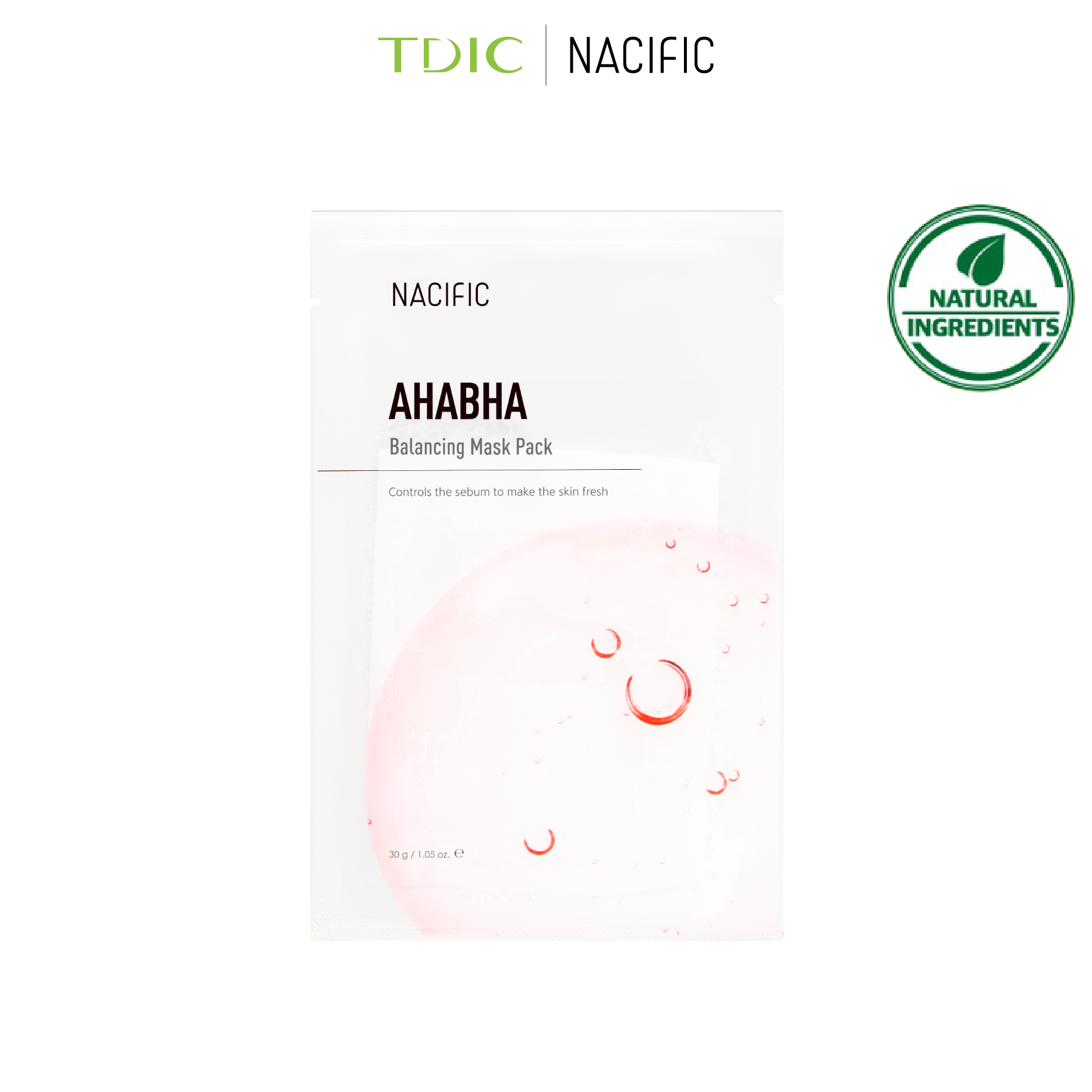  Nacific Mặt nạ AHA-BHA Balancing Mask Pack 30g 