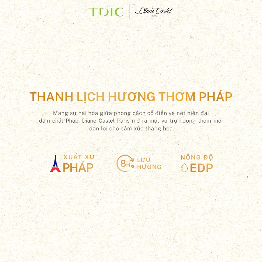  Diane Castel Paris Offense For Men Paris EDP 100ml 