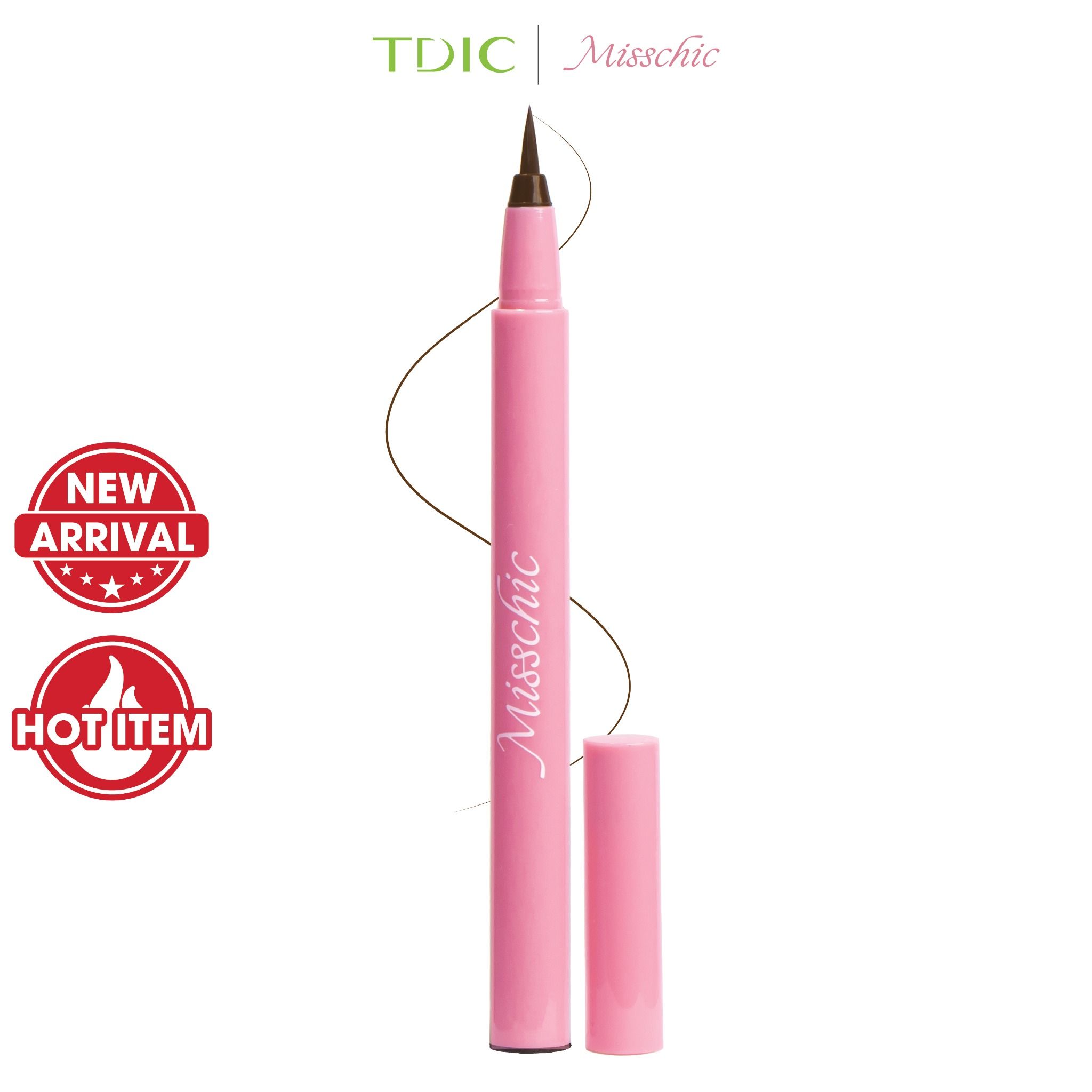  Misschic Kẻ mắt nước Gorgeous Sharp Pro Multiproof Eyeliner 0.5g 02. Brown 