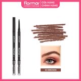  Flormar Chì kẻ mày Ultra Thin Brow Pencil #03 Brown 0.14g 
