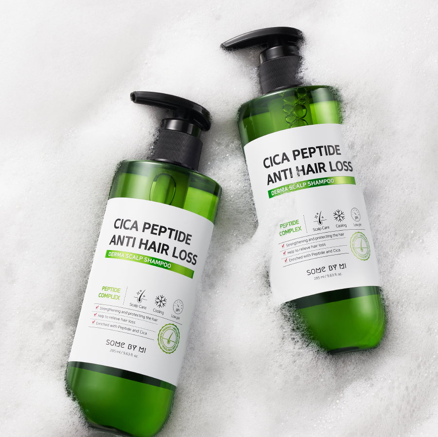  Some By Mi Dầu gội Cica Peptide Anti Hair Loss Derma Scalp Shampoo 285ml 