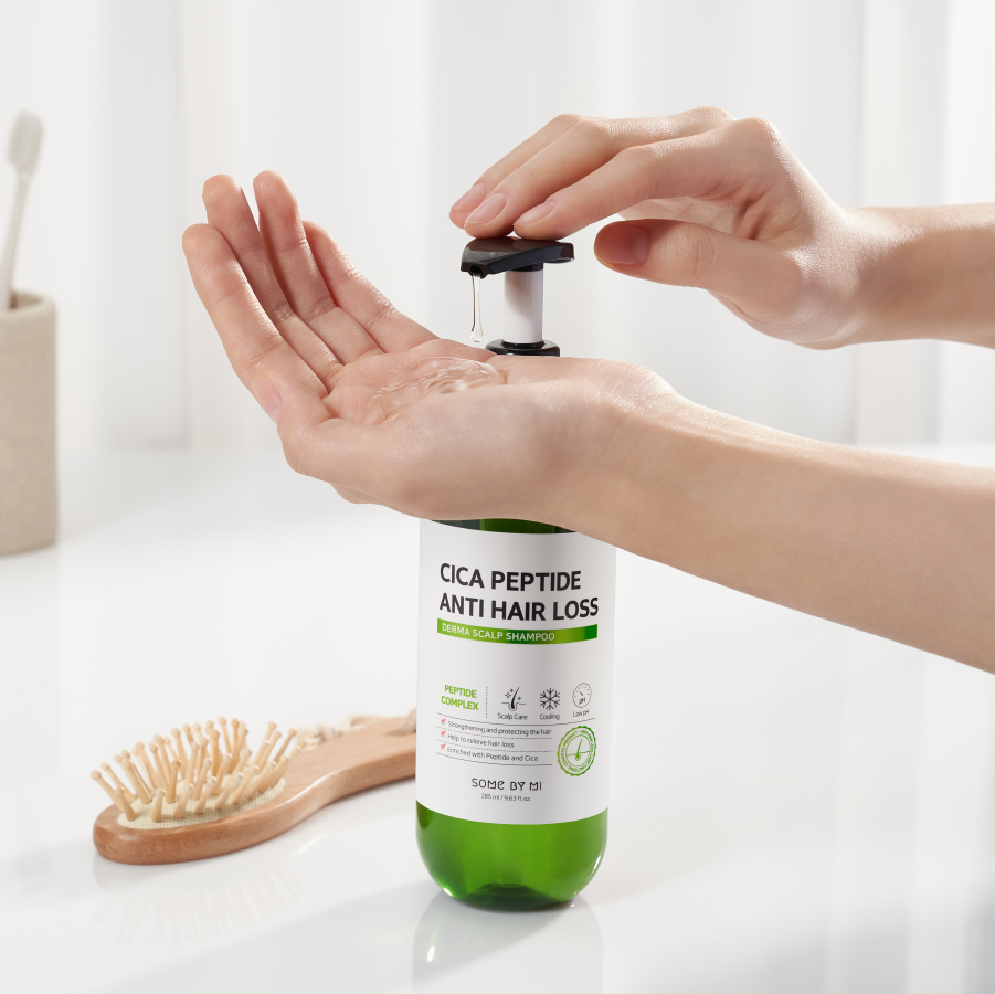  Some By Mi Dầu gội Cica Peptide Anti Hair Loss Derma Scalp Shampoo 285ml 