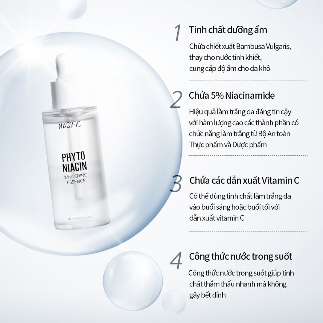  Nacific Tinh chất Phyto Niacin Whitening Essence 50ml 