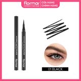  Flormar Bút kẻ mắt Midnight Matte Eyeliner #01 Black 1ml 