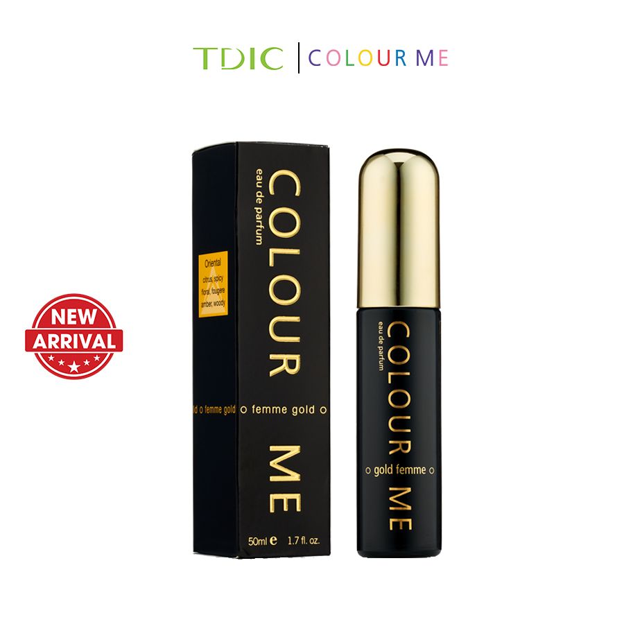  Nước hoa nữ COLOUR ME Femme Gold EDP 50ml 