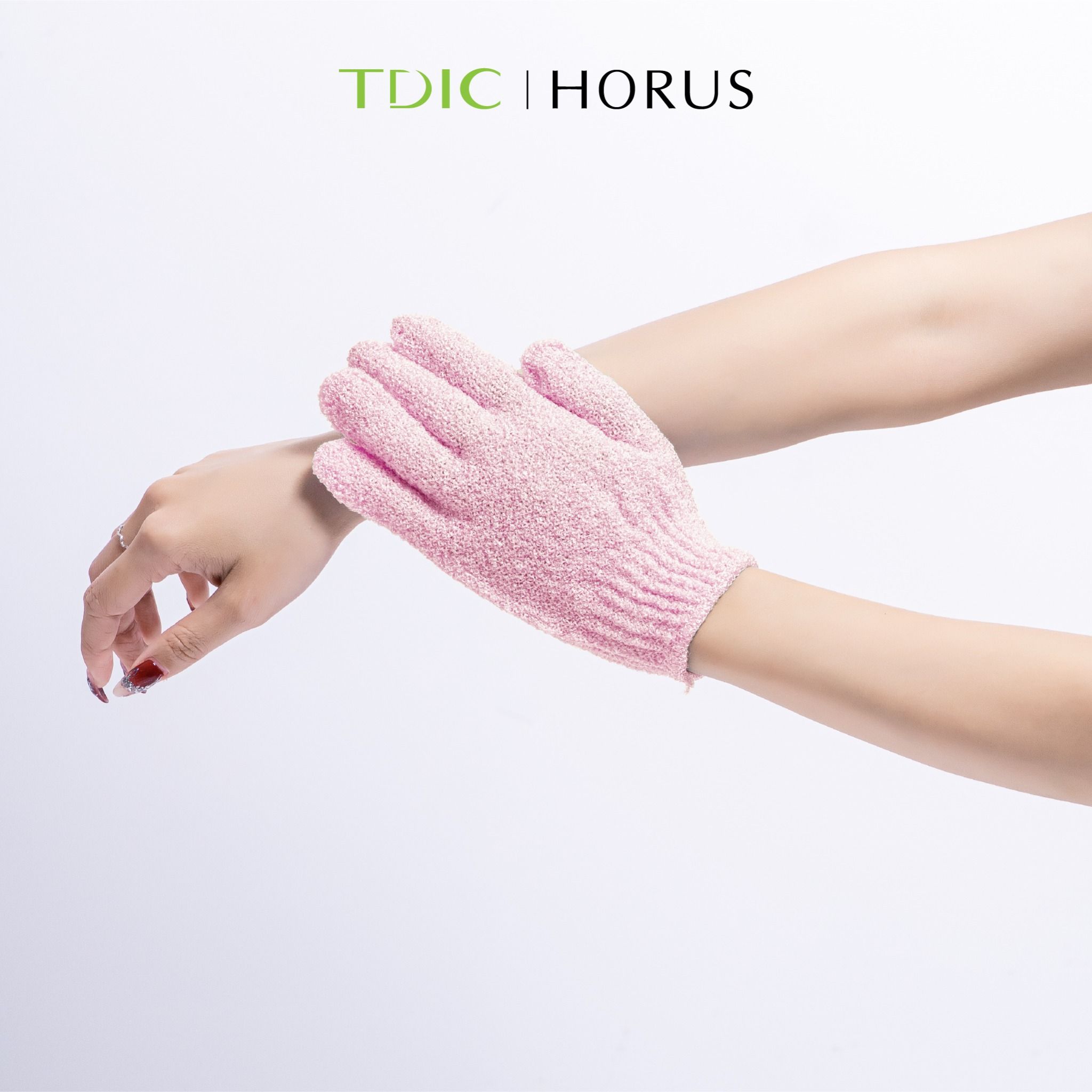  Găng tay tắm Horus Exfoliating Bath Gloves loại bỏ tế bào chết nhẹ nhàng (Túi 2 chiếc) 