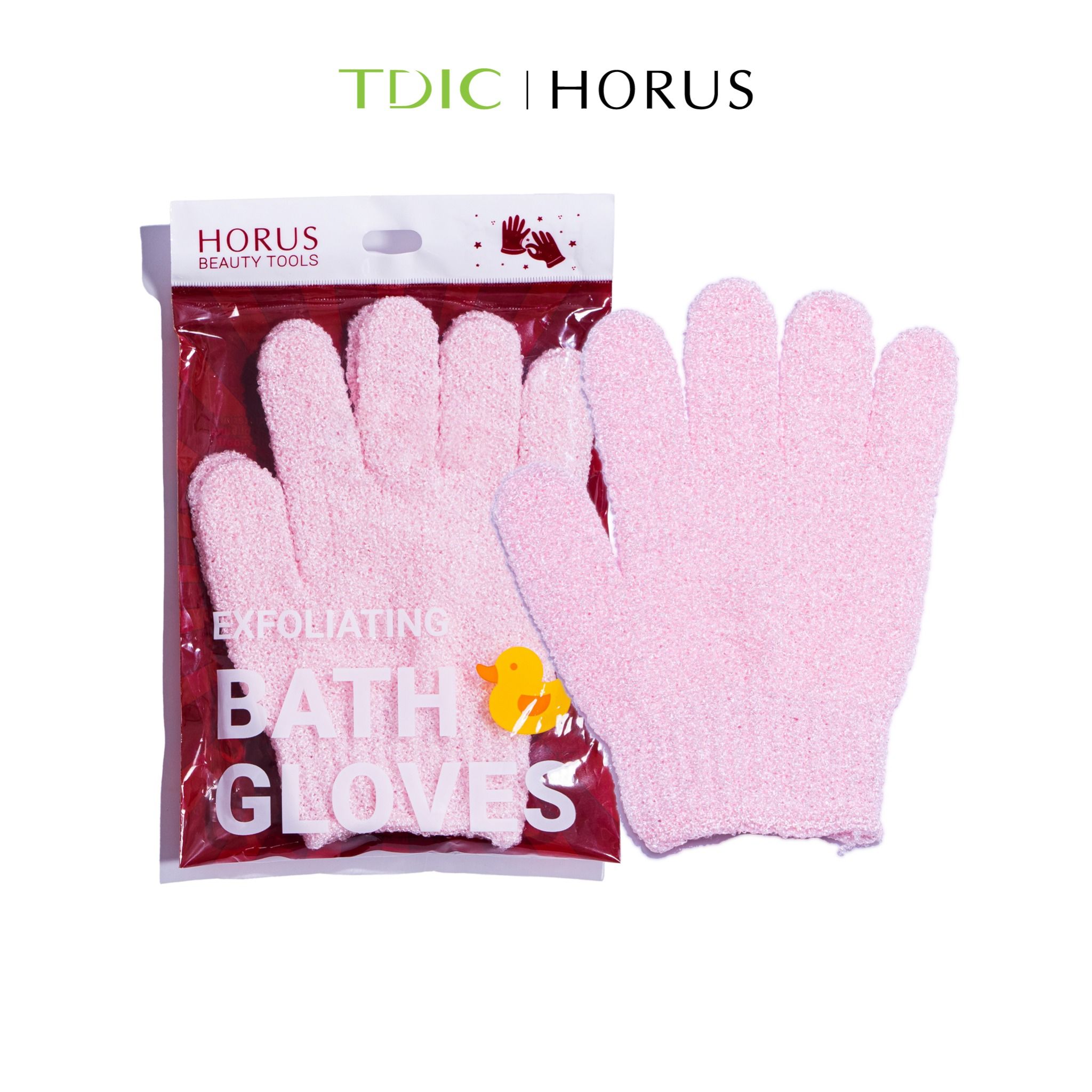  Găng tay tắm Horus Exfoliating Bath Gloves loại bỏ tế bào chết nhẹ nhàng (Túi 2 chiếc) 