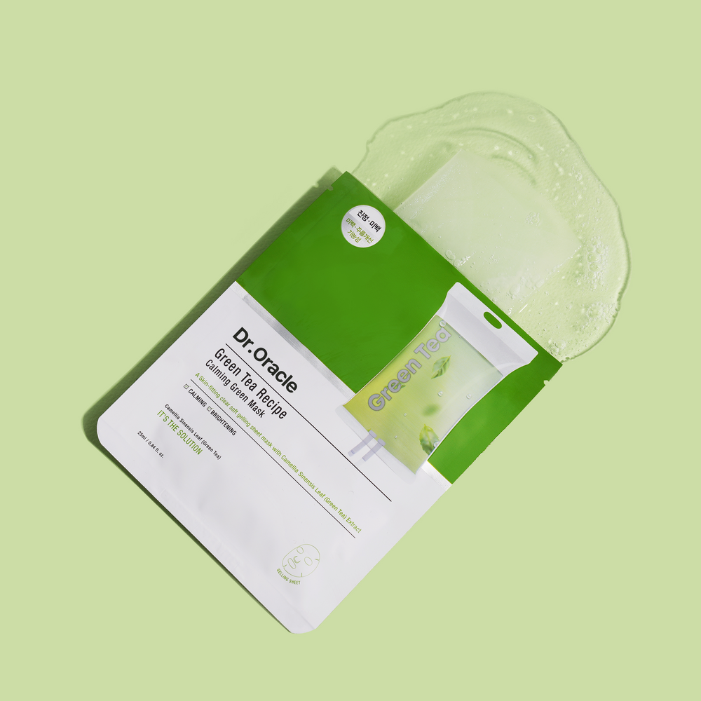  Dr.Oracle Mặt nạ Green Tea Recipe Calming Green Mask 25ml 