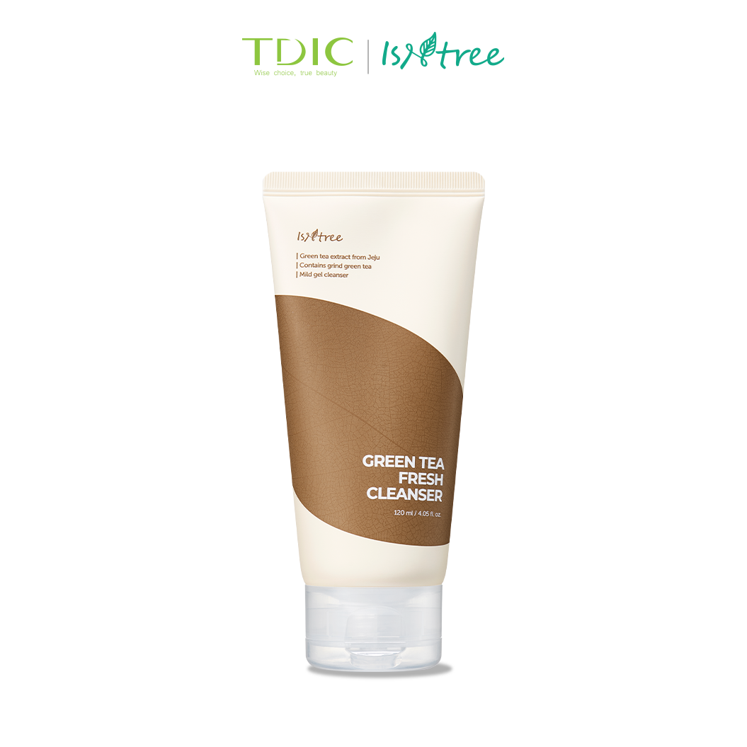  Sữa rửa mặt Trà Xanh làm sạch và kiểm soát bã nhờn Isntree Green Tea Fresh Cleanser 120ml 