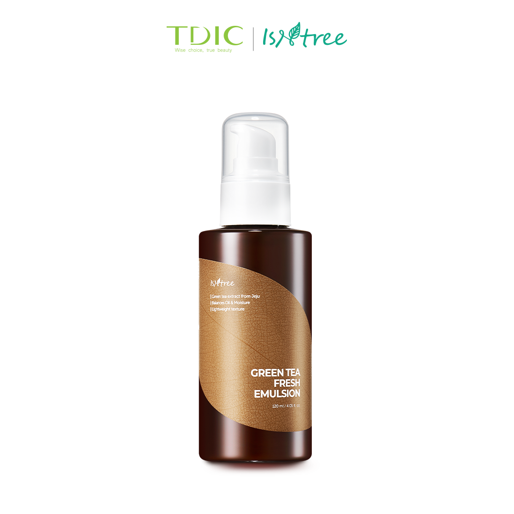  Sữa dưỡng Trà Xanh cấp ẩm Isntree Green Tea Fresh Emulsion 120ml 