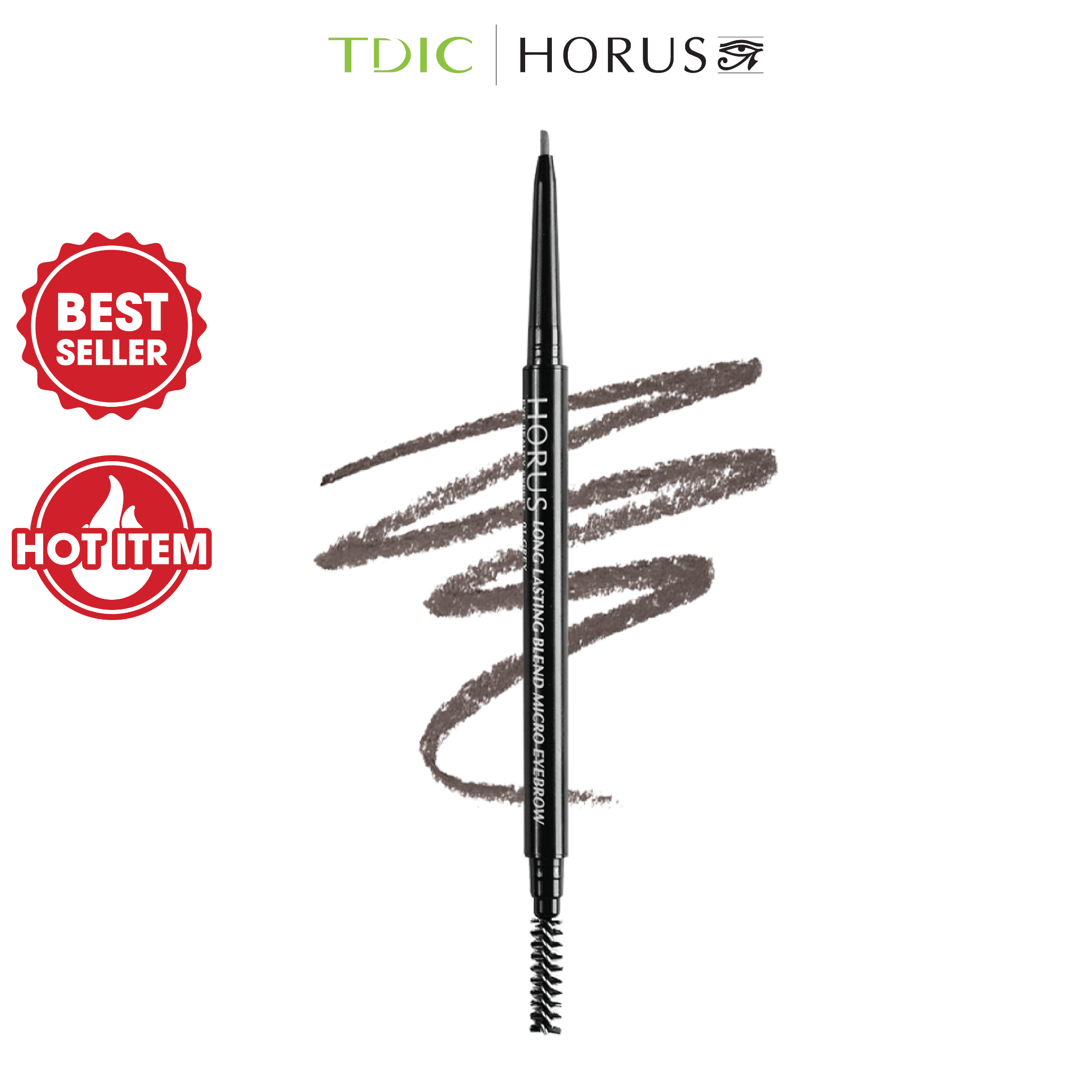  Horus Chì mày Eye Beauty Expert Long Lasting Blend Micro Eyebrow - # 03.Dark Brown 