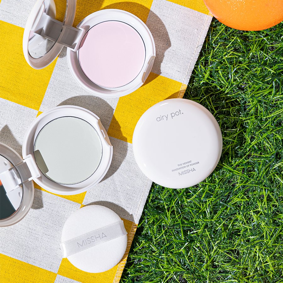  Missha Phấn phủ Airy Pot Pressed Powder 5g Pink 