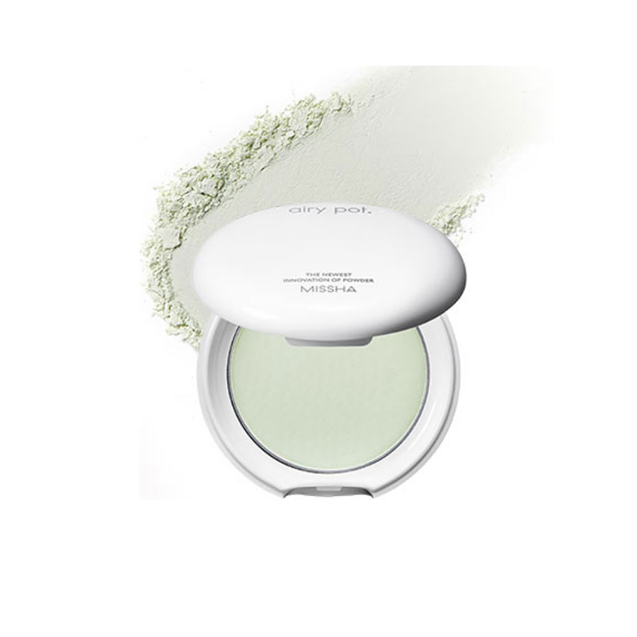  Missha Phấn phủ Airy Pot Pressed Powder 5g Mint 