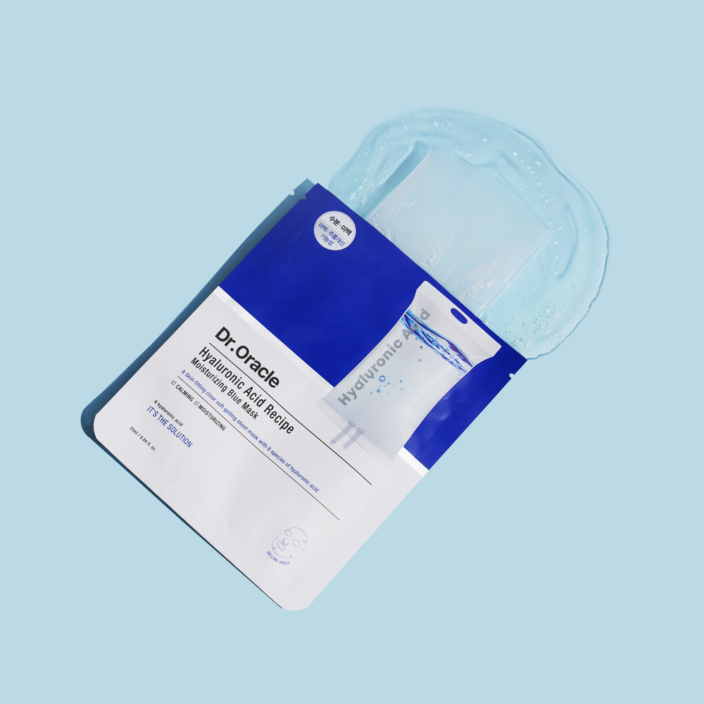  Dr.Oracle Mặt nạ Hyaluronic Acid Recipe Moisturizing Blue Mask 25ml 