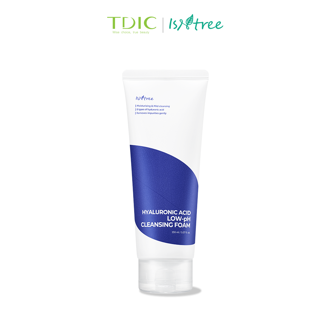  Sữa rửa mặt HA Isntree Hyaluronic Acid Low-pH Cleansing Foam 150ml 