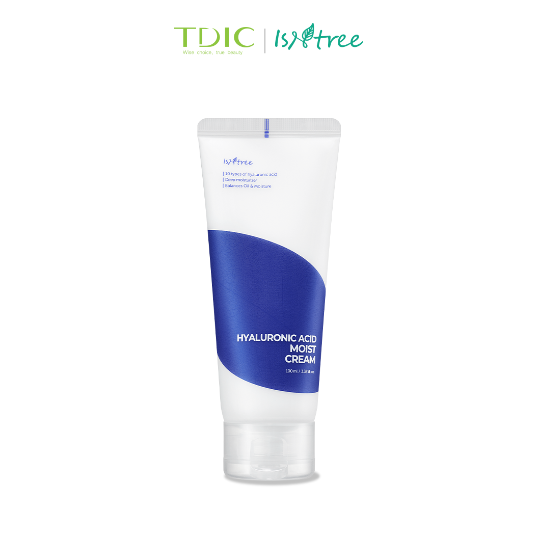  Kem dưỡng ẩm chuyên sâu và làm dịu Isntree Hyaluronic Acid Moist Cream 100ml 