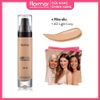  Flormar Kem nền HD Invisible Cover Foundation #40 Light Ivory 30ml 