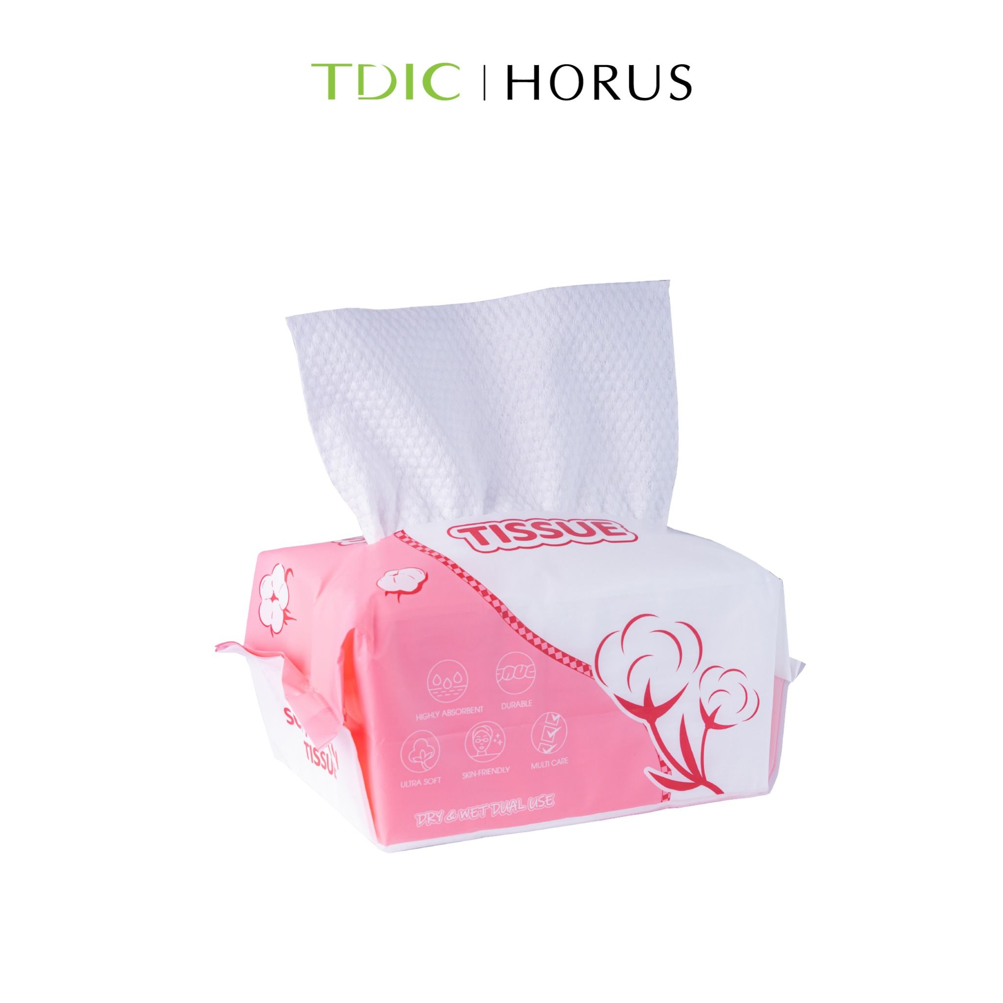  Horus Khăn khô đa năng Soft Cotton Tissue 80pcs 