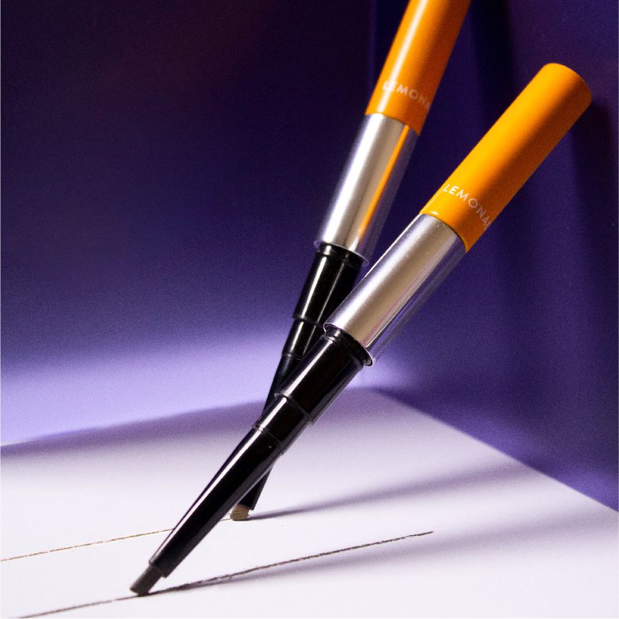  Lemonade Kẻ mày Want It Got It Dual Eyebrow #Gray Brown 2g+2ml (IP01) 